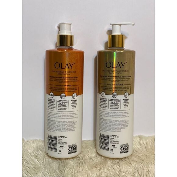 2 Of Olay Vitamin E Tone Evening & Hydrating & Shea butter Body Lotion 17 fl oz - Picture 2 of 3